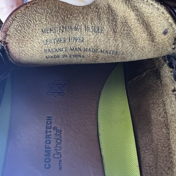 Florsheim Ortholite Mens Loafers Burgundy Leather Penny Moc Dress Shoes Size 12 - Picture 10 of 11